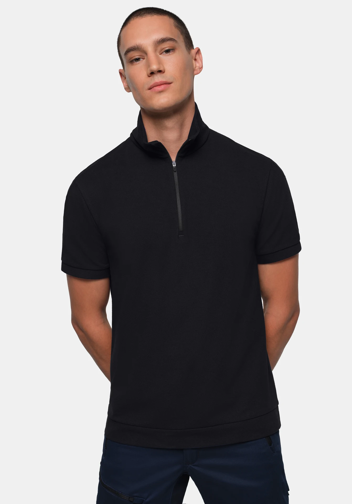HAKRO Zip-Shirt 534 Piqué MIKRALINAR® ECO