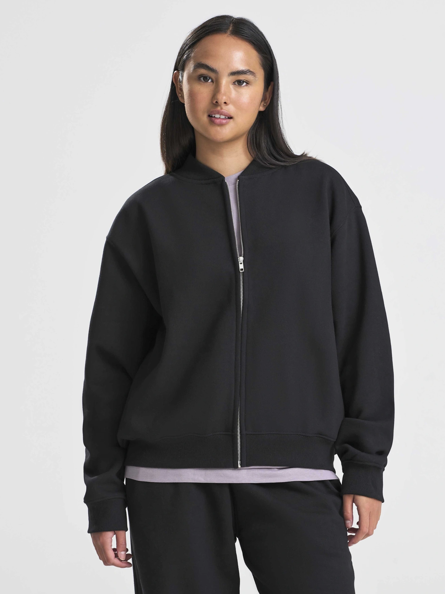 Just Hoods Signature Heavyweight Bomber Sweat