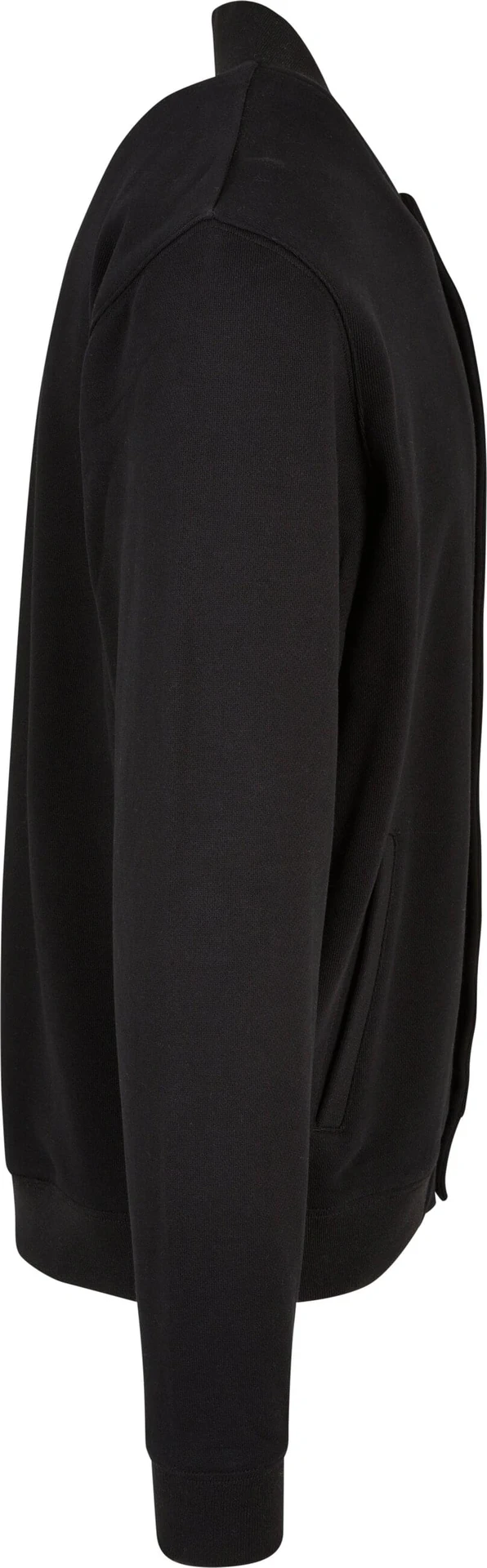BYB-BY242-mens-heavy-tonal-college-jacket-black-right-8 Build Your Brand Heavy Tonal College Jacket