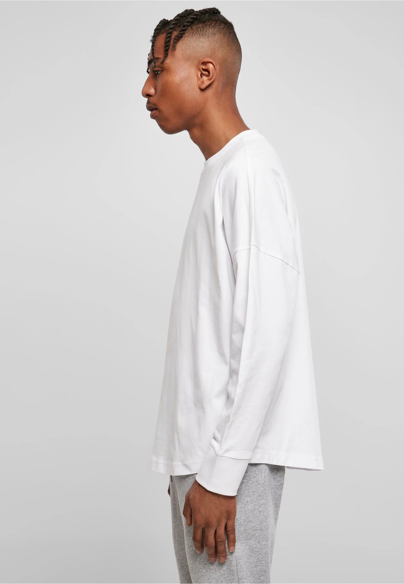 Build Your Brand Oversized Cut On Sleeve Longsleeve