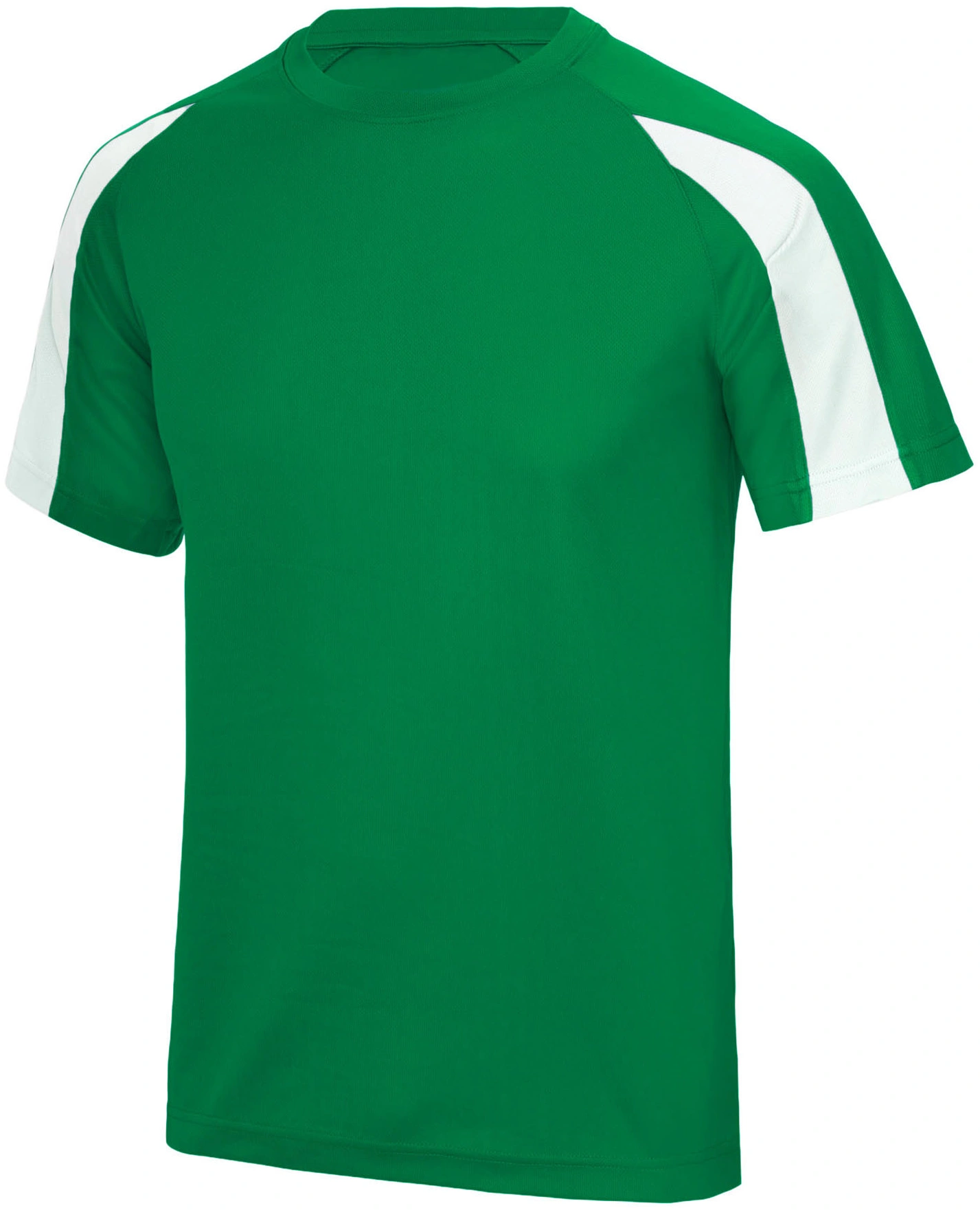 justcool-jc003-contrast-cool-t-shirt-kellygreen-arcticwhite-front-1 Just Cool Contrast Cool T