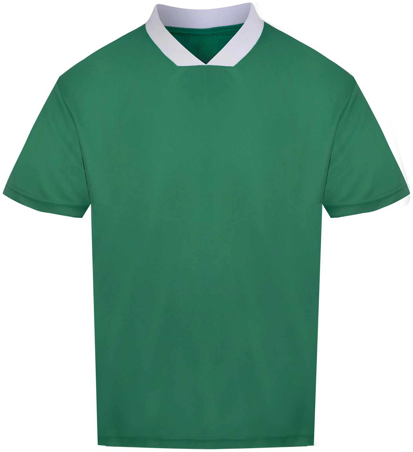 justcool-jc442-retro-sports-jersey-green-white-front-1 Just Cool Retro Sports Jersey