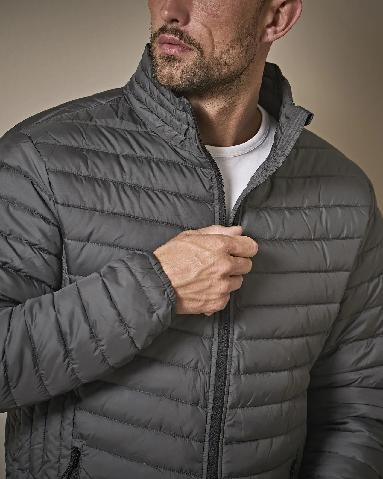 tee-jays-9630-mens-zepelin-jacket-spacegrey-model-0 Tee Jays Men's Zepelin Jacket