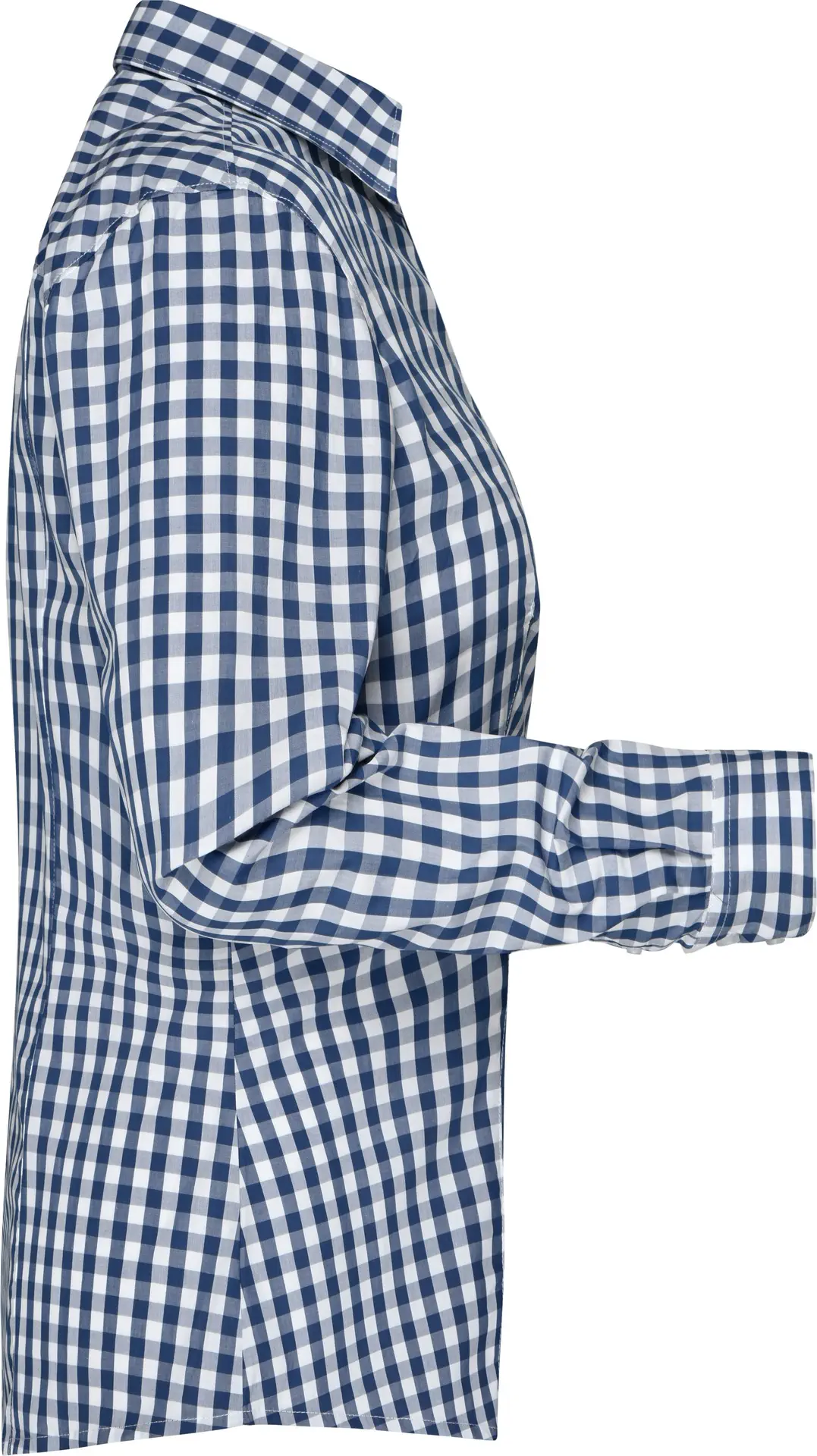 James & Nicholson Ladies Checked Blouse 