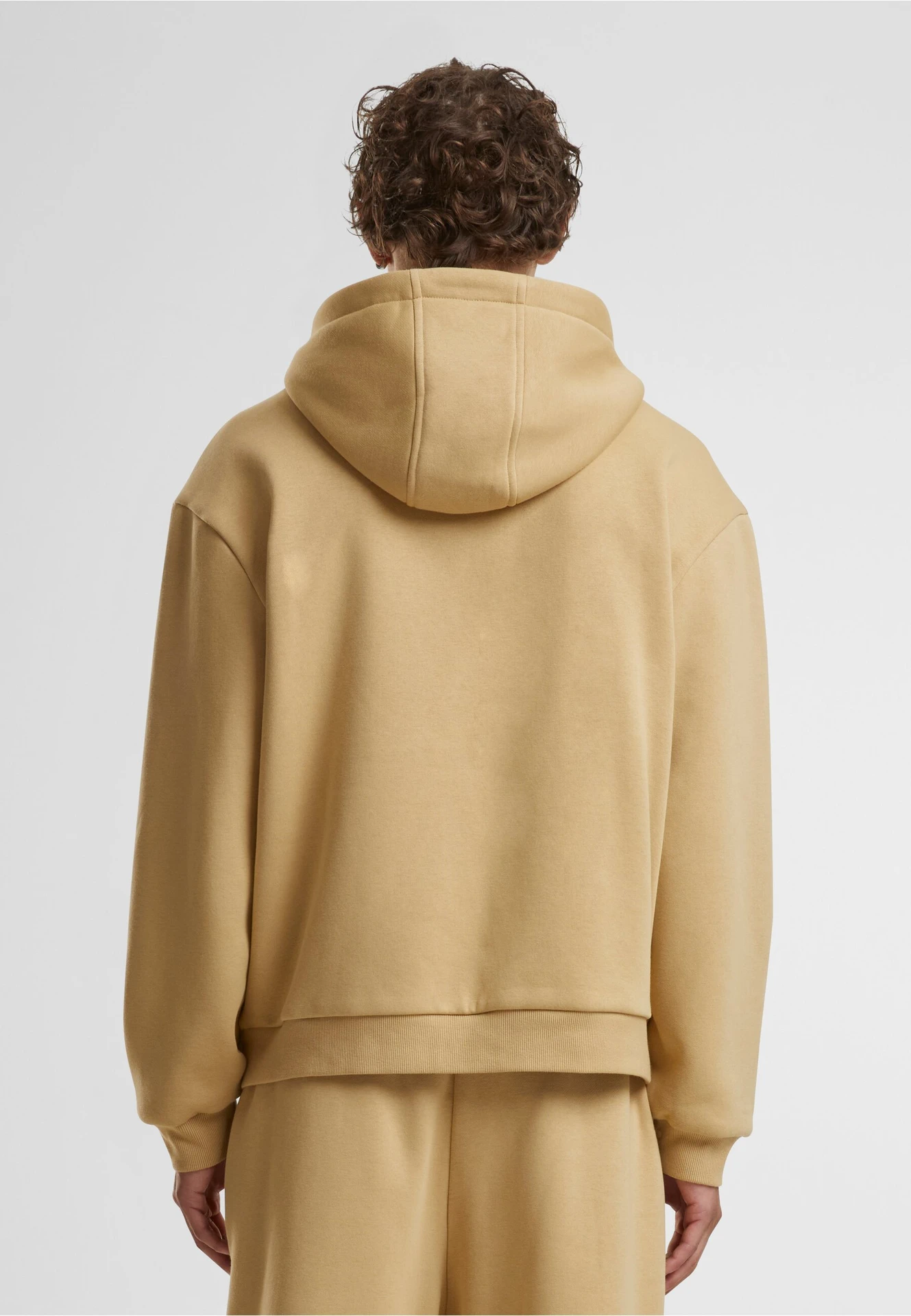 Build Your Brand Fluffy Zip Hoody