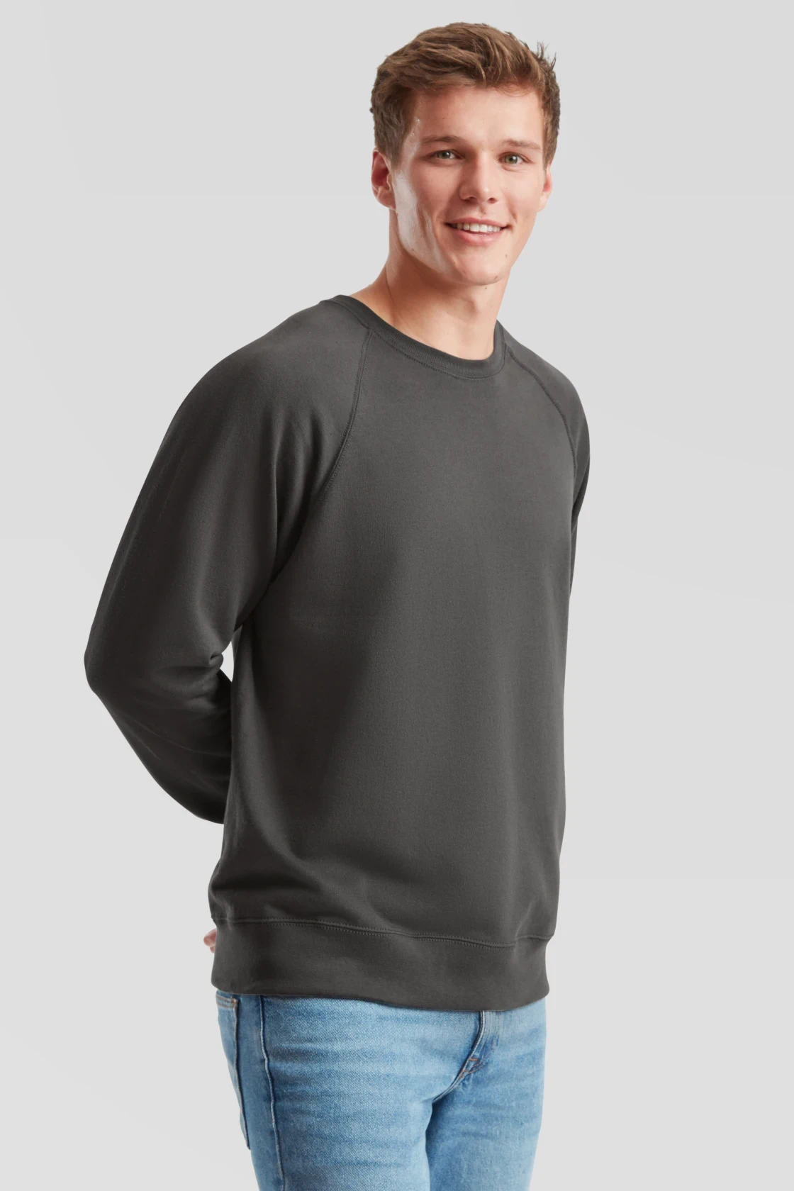 fruit-of-the-loom-62-138-0-lightweight-raglan-sweatshirt-lightgraphite-model-1 F.O.L. Lightweight Raglan Sweat