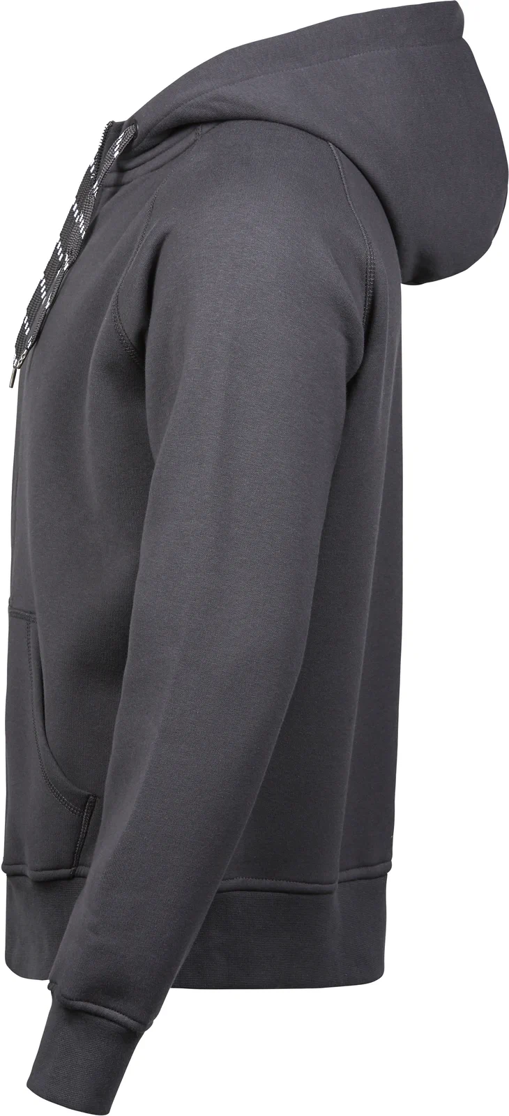 tee-jays-5435-mens-fashion-full-zip-hood-darkgrey-left-2 Tee Jays Men's Fashion Full Zip Hood