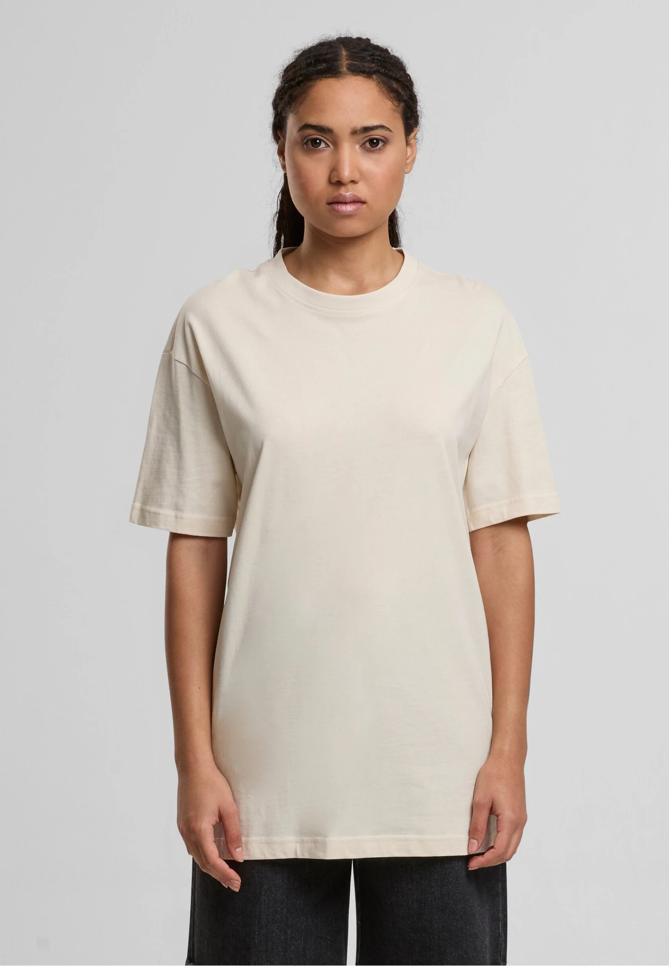 Build Your Brand Ladies Oversized Boyfriend Tee