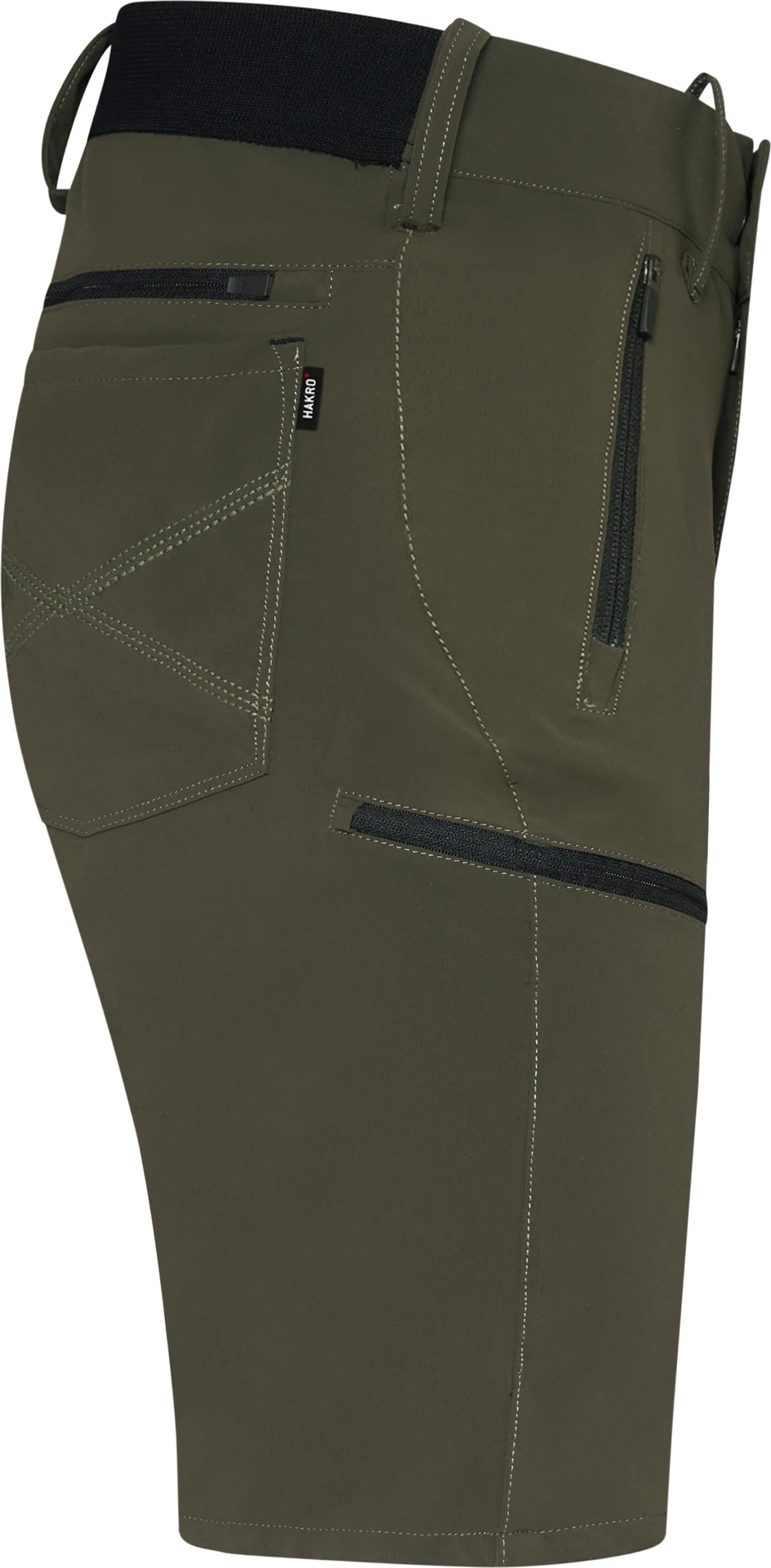 hakro-743-funktionsshorts-x-stretch-olive-4 HAKRO Funktionsshorts 743 X-Stretch