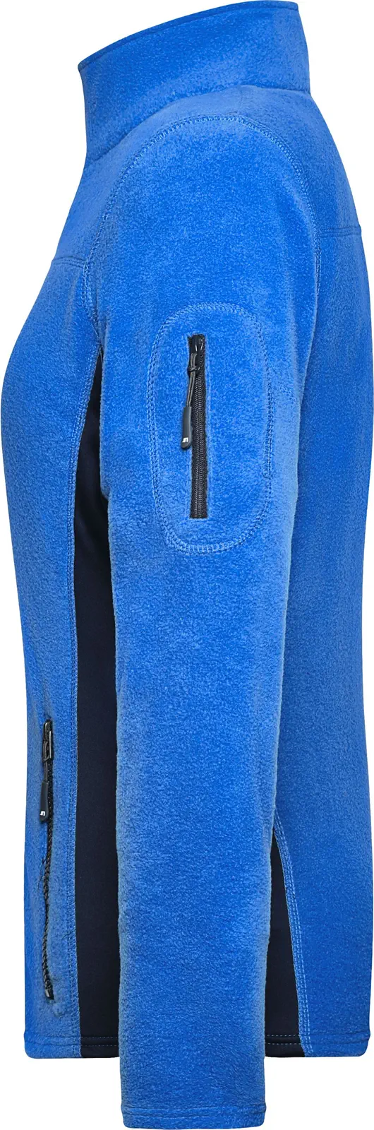 jn841-ladies-workwear-fleece-jacket-royal-navy-left-4 James & Nicholson Ladies Workwear Fleece Jacket -Strong-