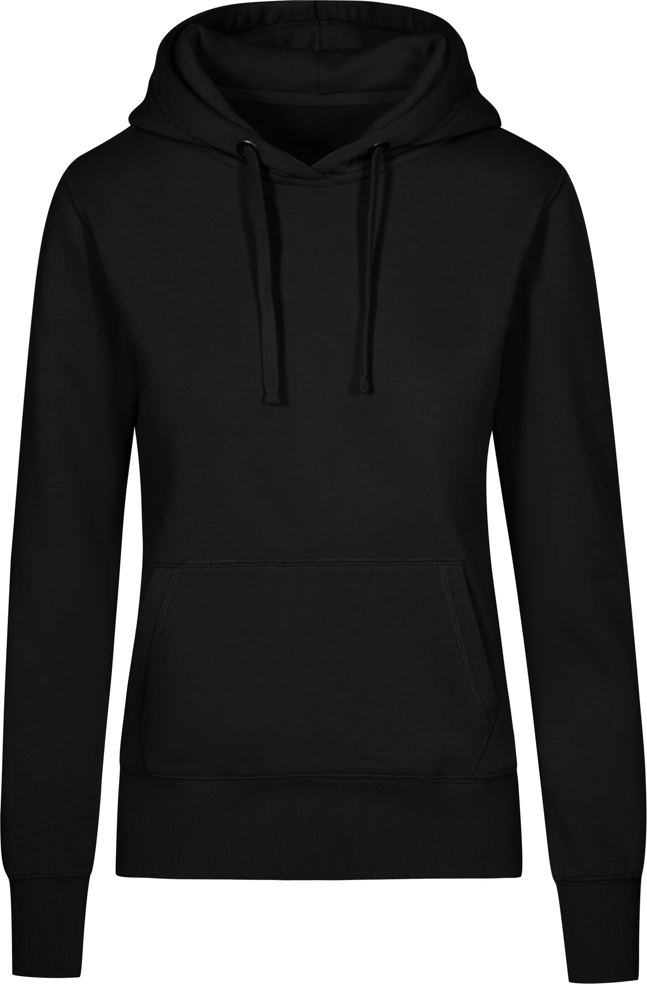 promodoro-1781-womens-hoody-sweater-black-front-3 Promodoro XO Hoody Sweater Women