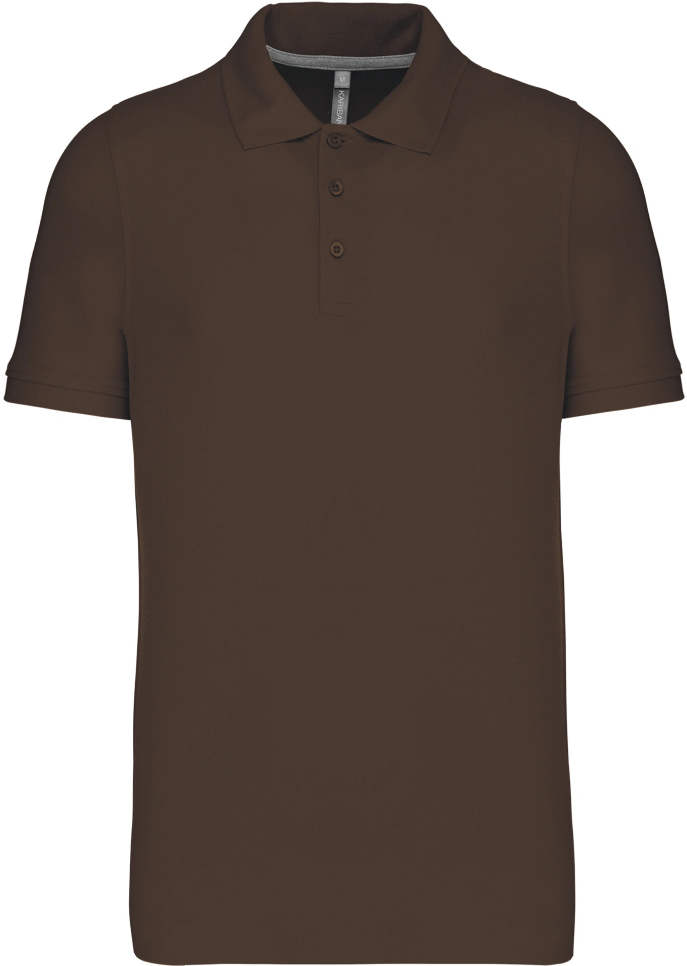 kariban-K241-herren-pique-polo-chocolate-front-3 Kariban Herren Piqué Polo