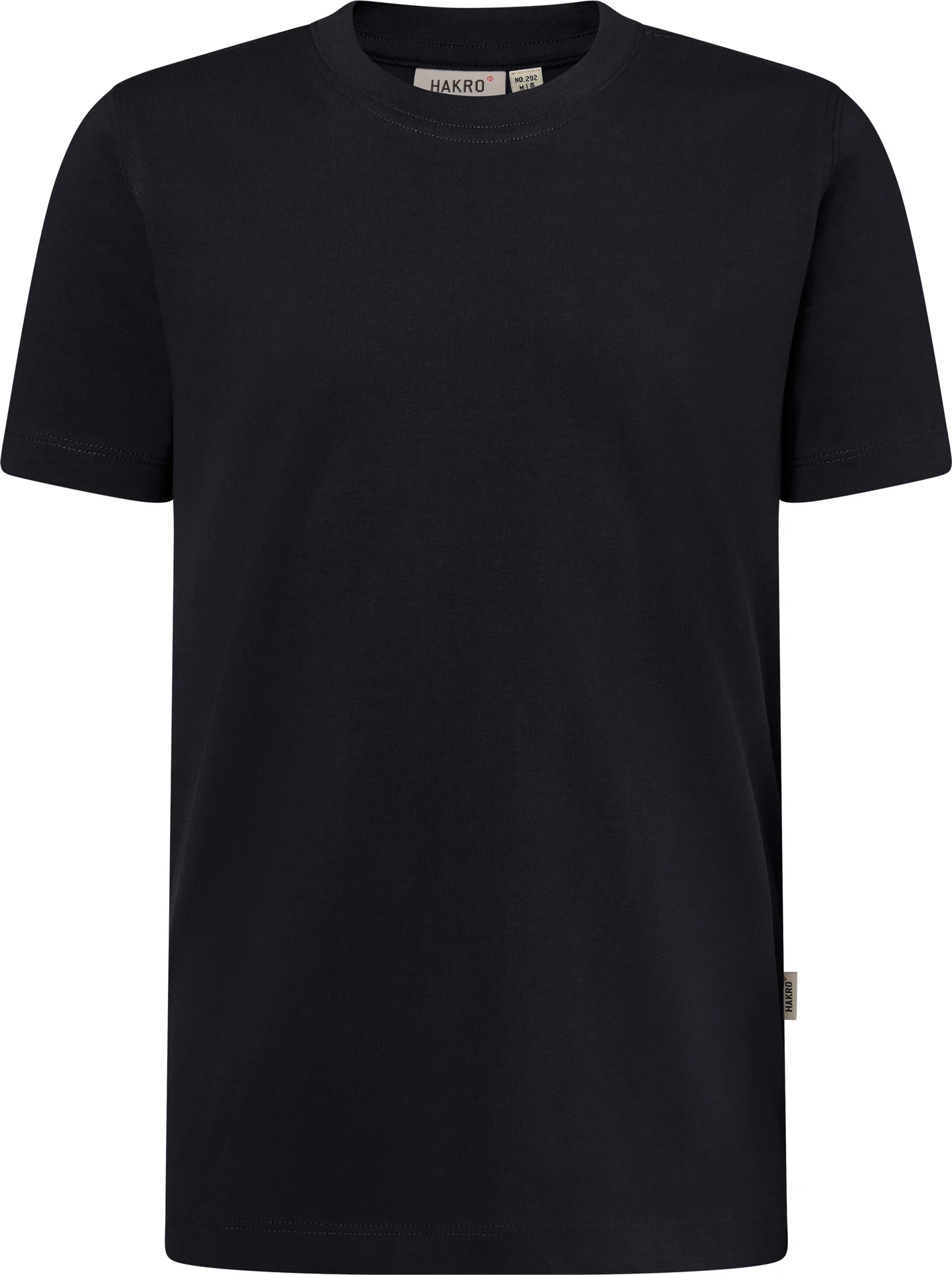 hakro-521-kinder-t-shirt-bio-baumwolle-schwarz-front-1 HAKRO Kinder T-Shirt 521 Bio-Baumwolle