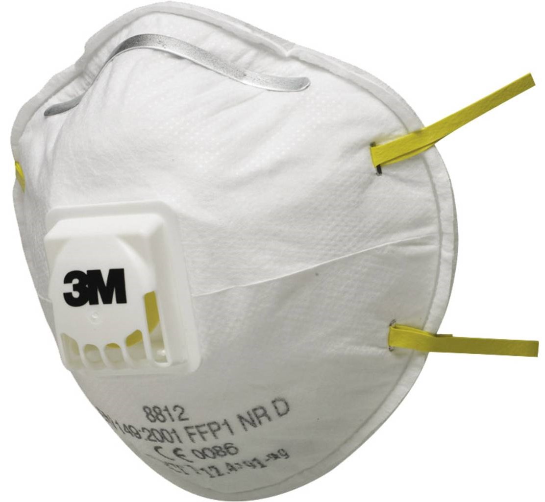 3M Atemschutzmaske 8812 FFP1 NR D mit Ventil