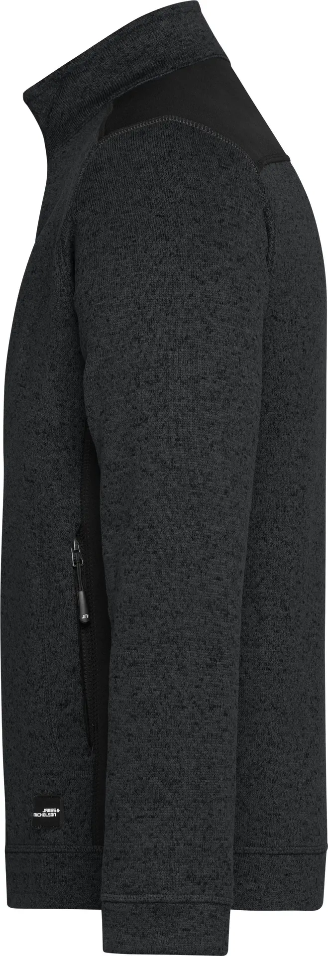 James & Nicholson Men's Knitted Workwear Fleece Jacket -STRONG-