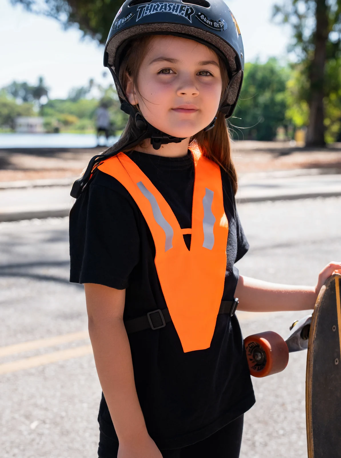 korntex-kt100sxs-kids-hi-vis-safety-collar-haiti-with-safety-clasp-signalorange-model-0 Korntex Multifunktionskragen für Kinder Haiti