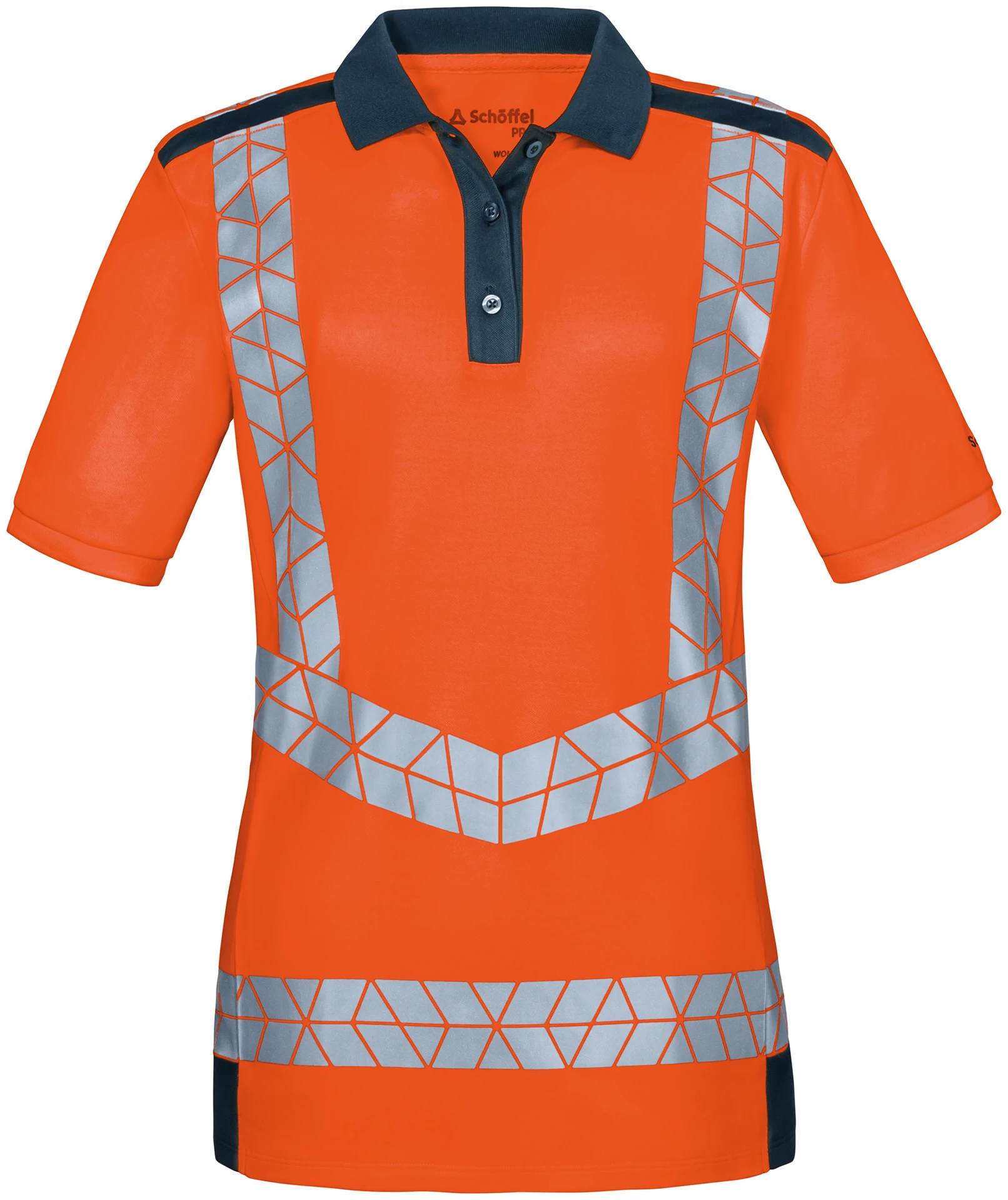 Schöffel PRO 7713 Damen SIGNALHELD Warnschutz Poloshirt