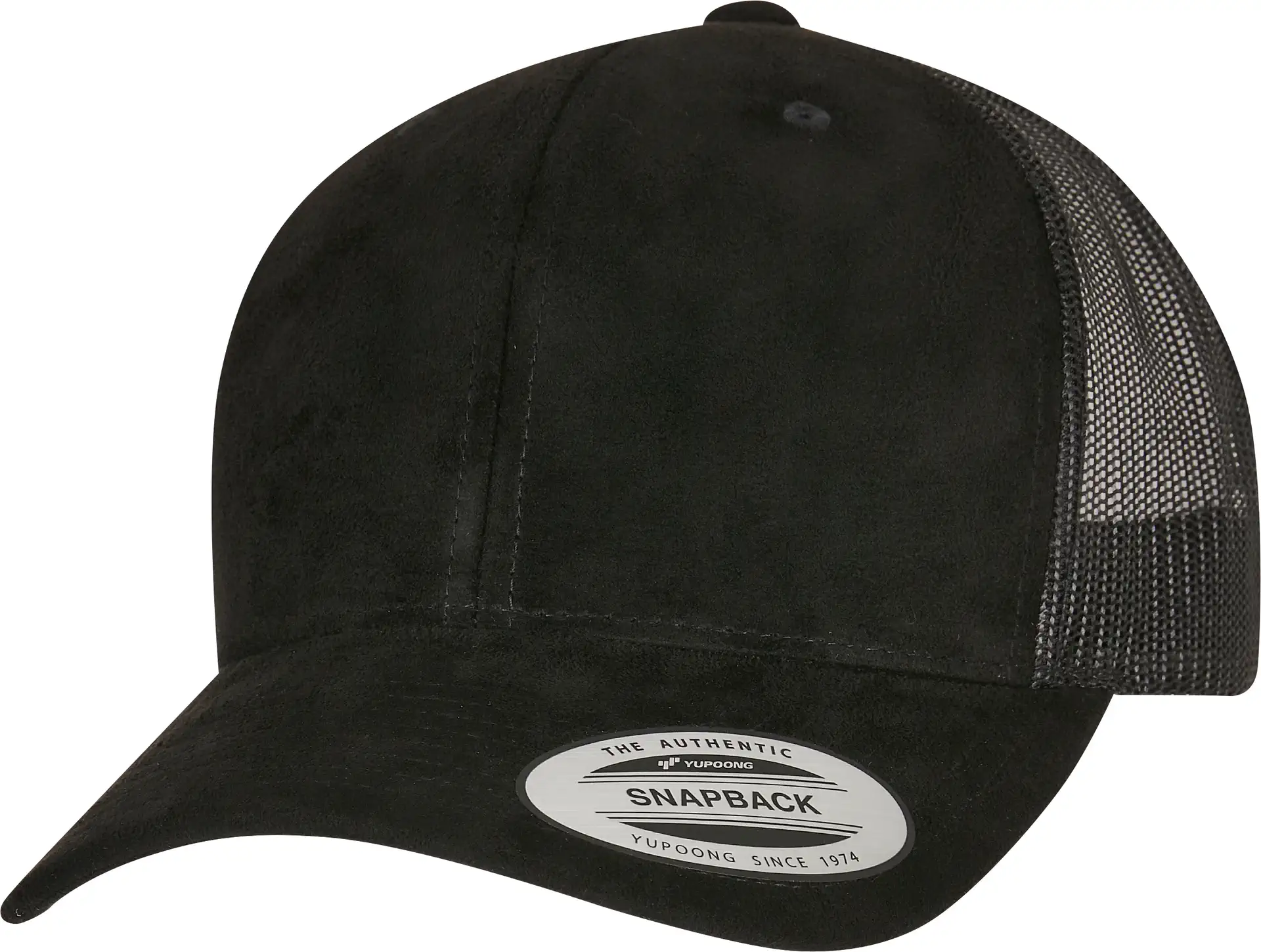 FLEXFIT Suede Leather Trucker Cap
