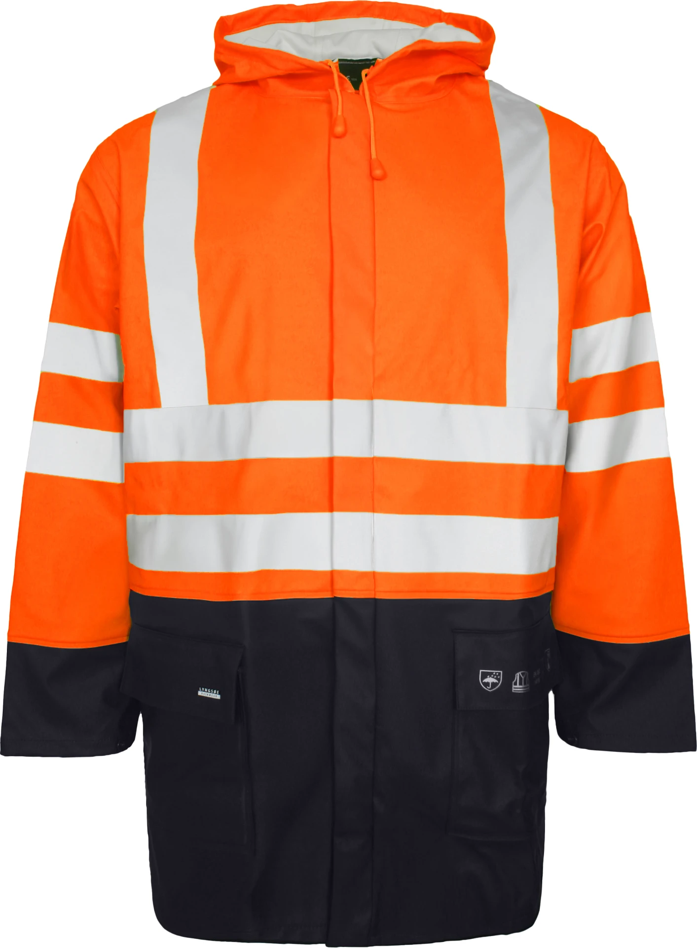 leuchtorange/navy