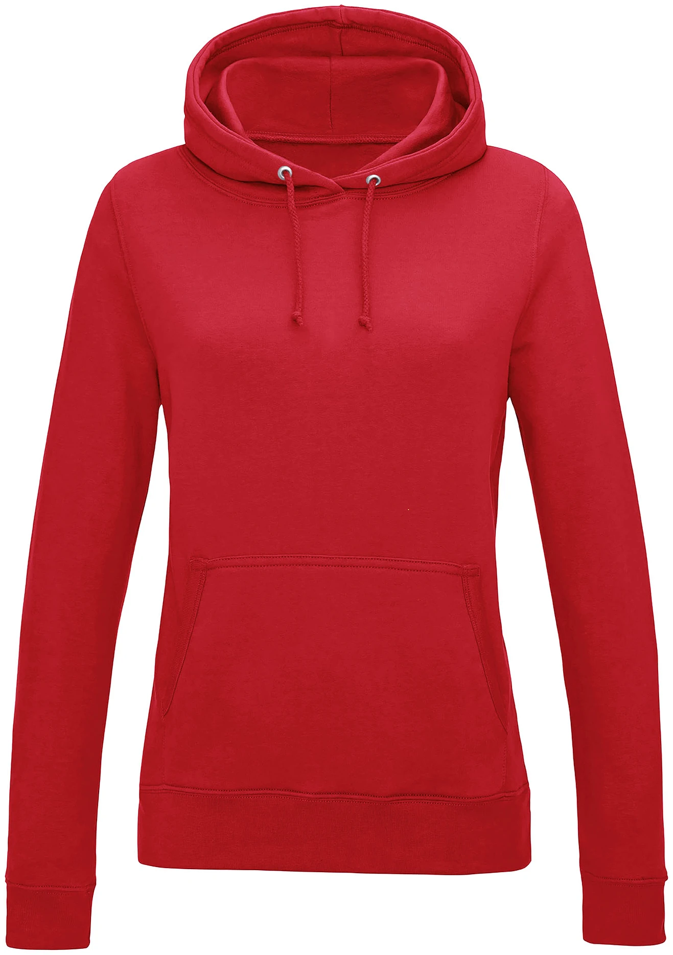 justhoods-jh001f-womens-college-hoodie-firered-front-1 Just Hoods Women's College Hoodie