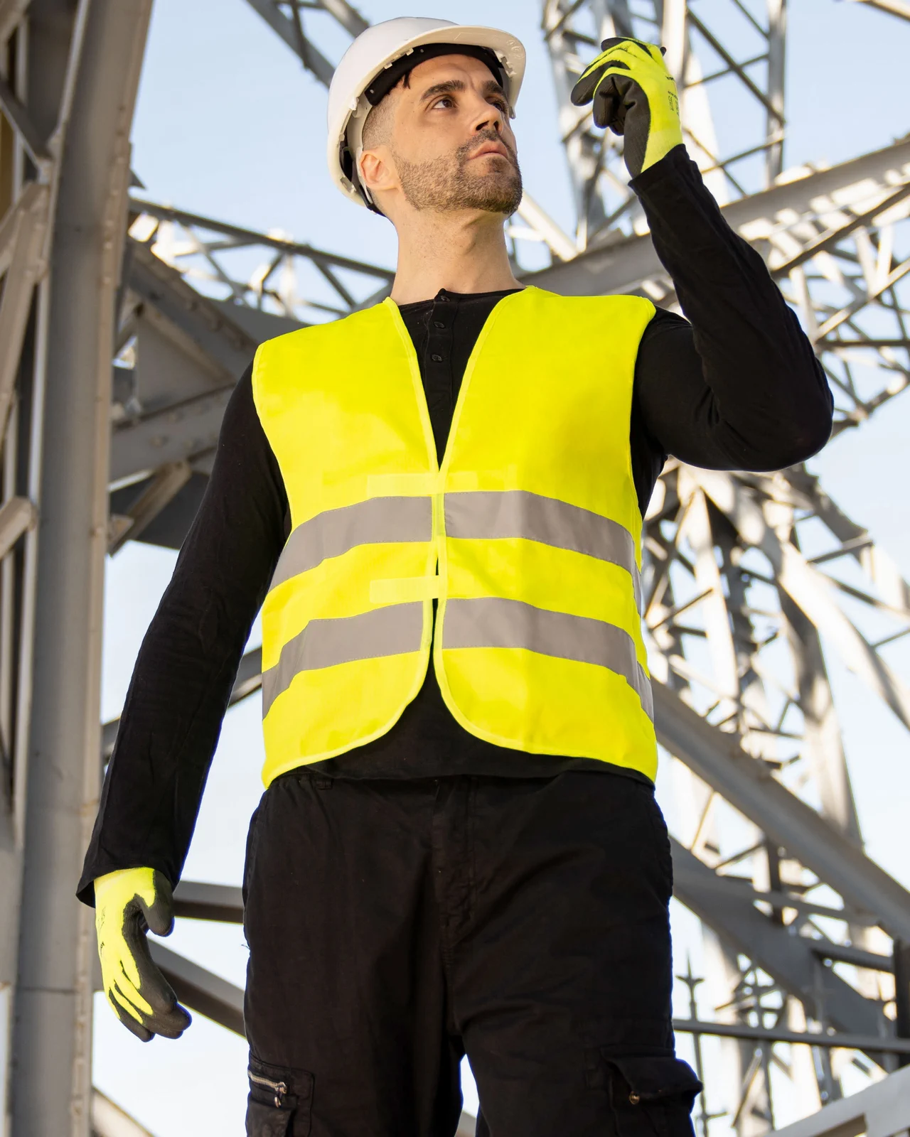 korntex-kxx217_d-printable-hi-vis-safety-vest-karlsruhe-signalyellow-model-1 Korntex Warnweste Karlsruhe