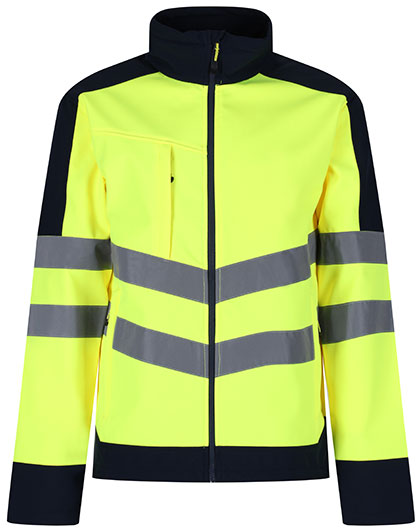 regatta-tra625-pro-hi-vis-softshell-jacket-signalyellow-navy-front-2 Regatta Pro Hi-Vis Softshell Jacket