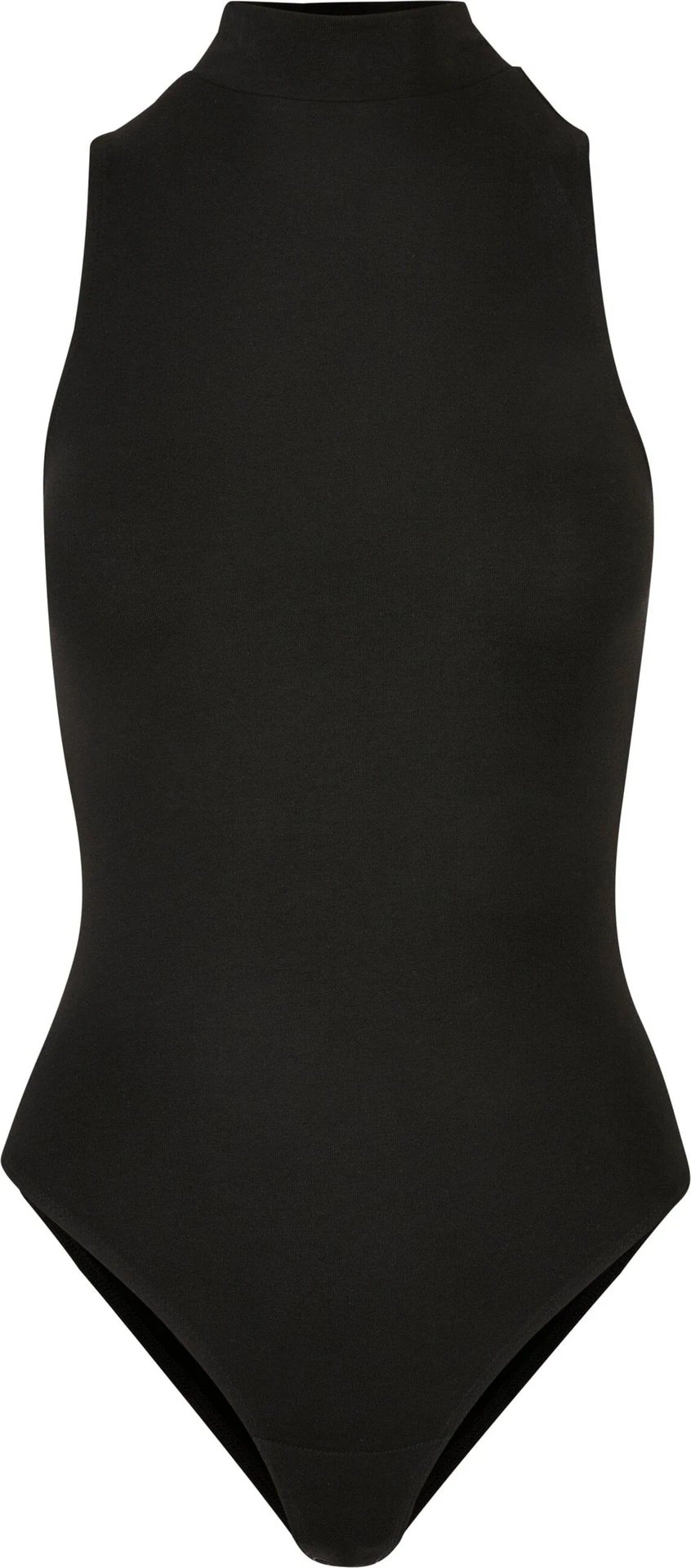 BYB-BY235-ladies-sleeveless-turtleneck-body-black-front-4 Build Your Brand Ladies Sleeveless Turtleneck Body