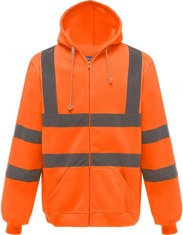 YOKO Hi Vis Zip Hoodie