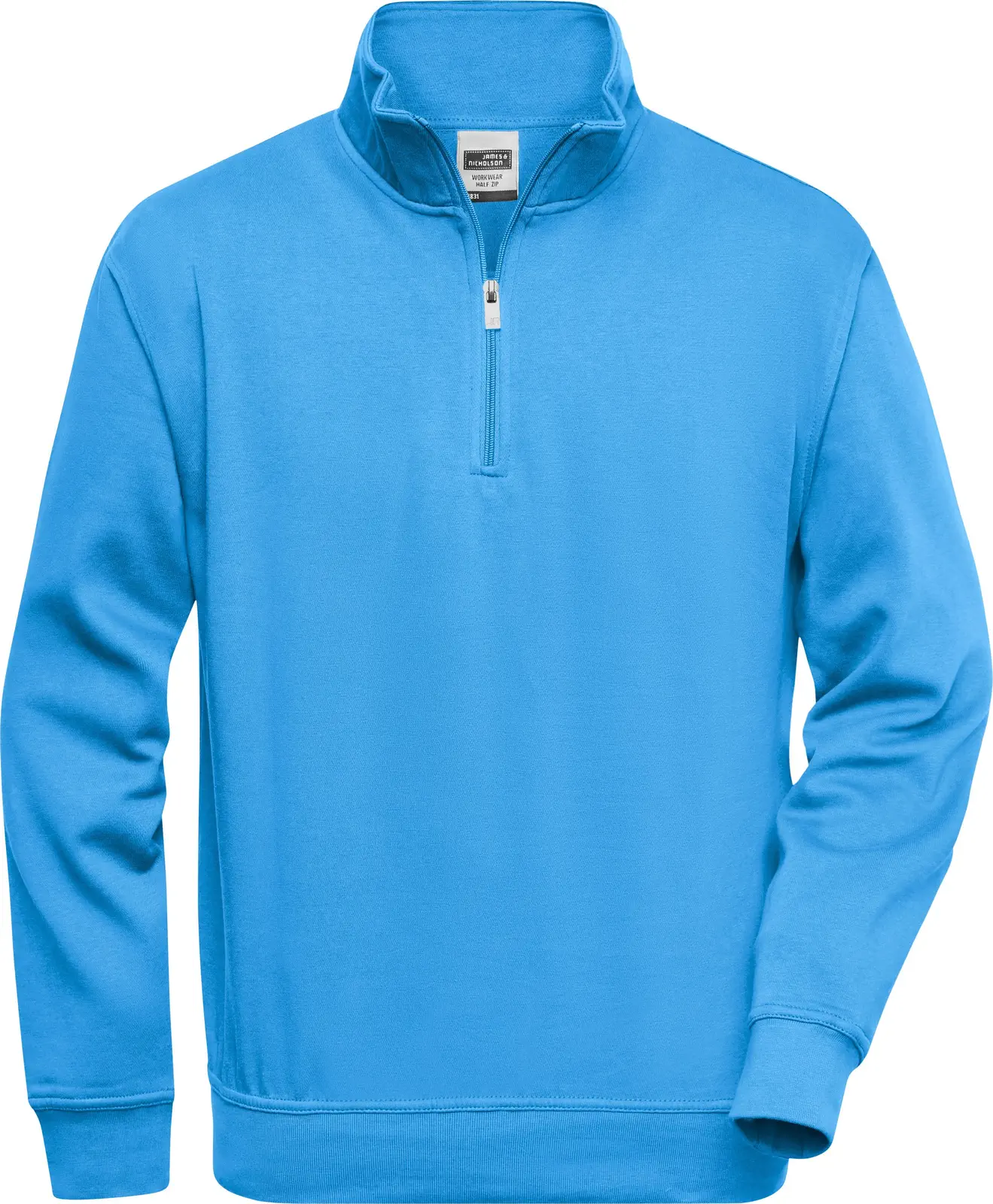 James & Nicholson Workwear Half Zip Sweat