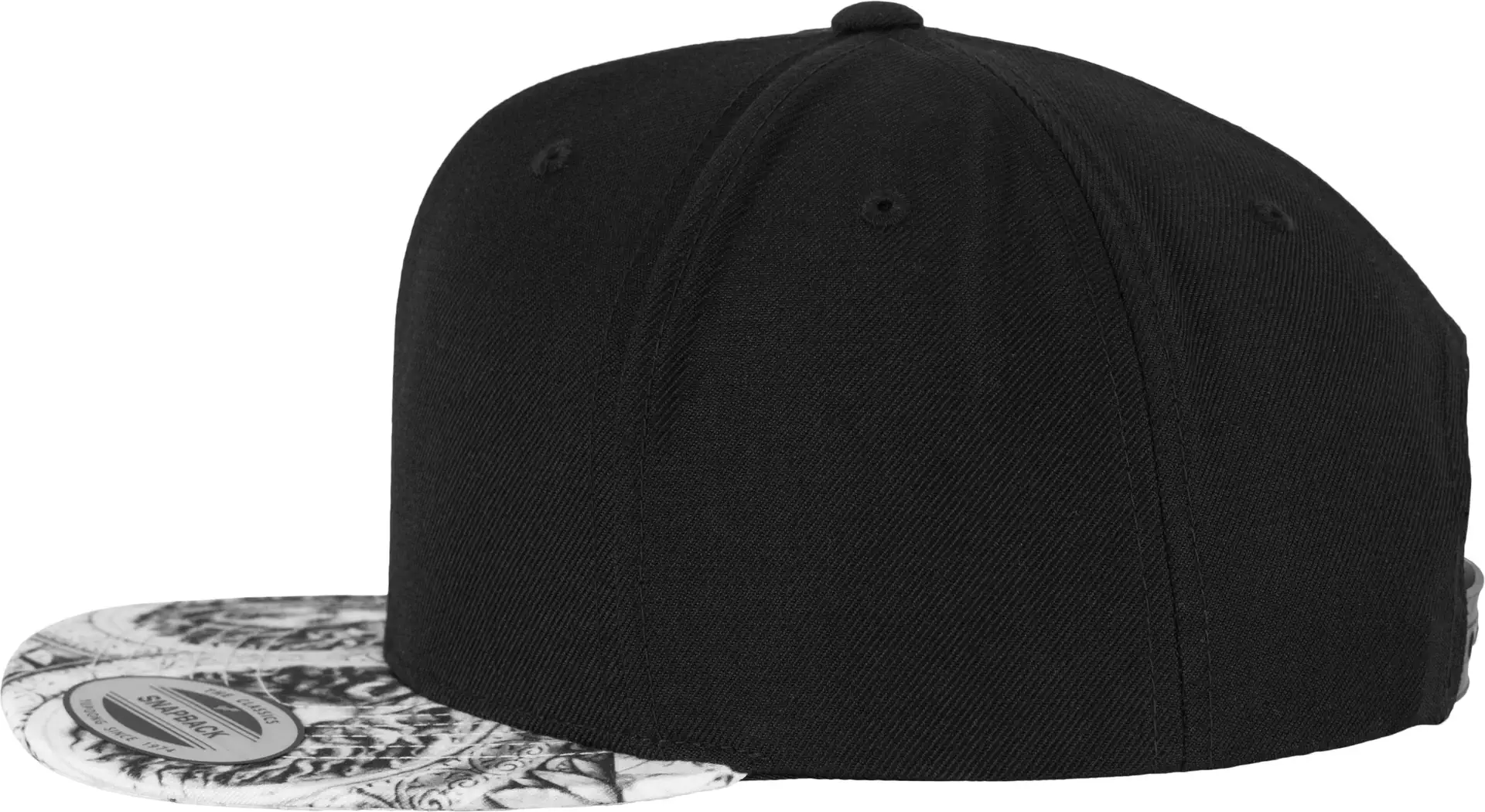 flexfit-6089sk-sun-king-snapback-black-white-left-7 FLEXFIT Sun King Snapback