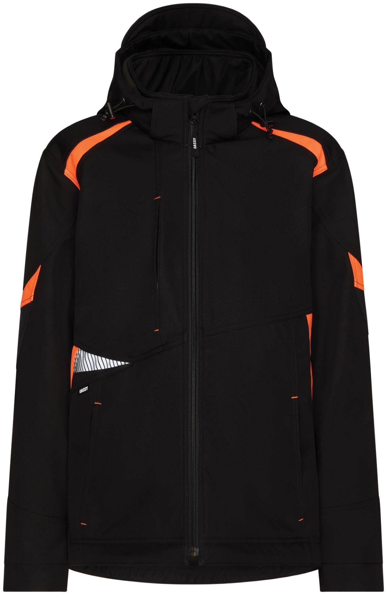 schwarz/neonorange