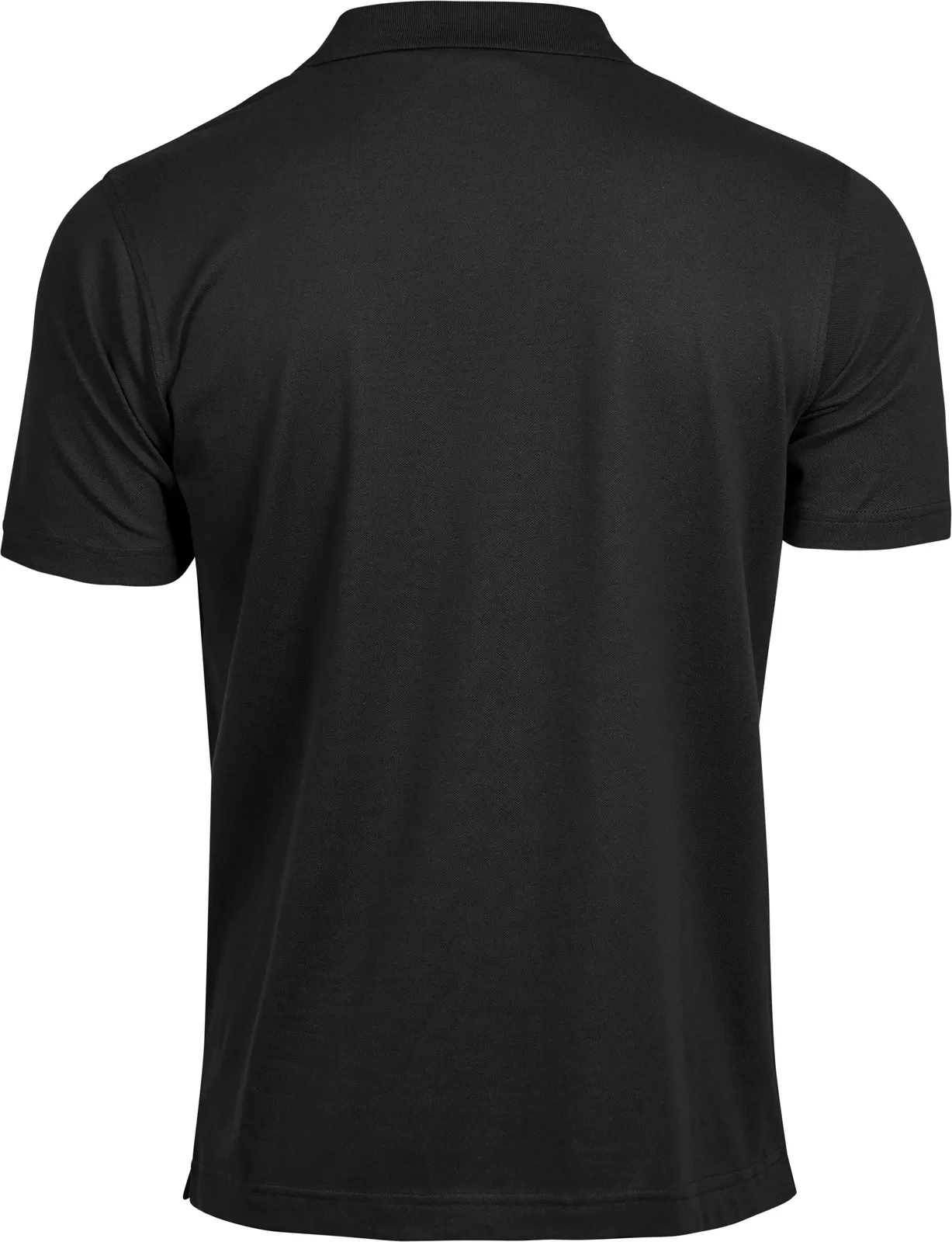 tee-jays-1404-luxury-stretch-v-neck-poloshirt-black-back-3 Tee Jays Luxury Stretch V-Neck Polo