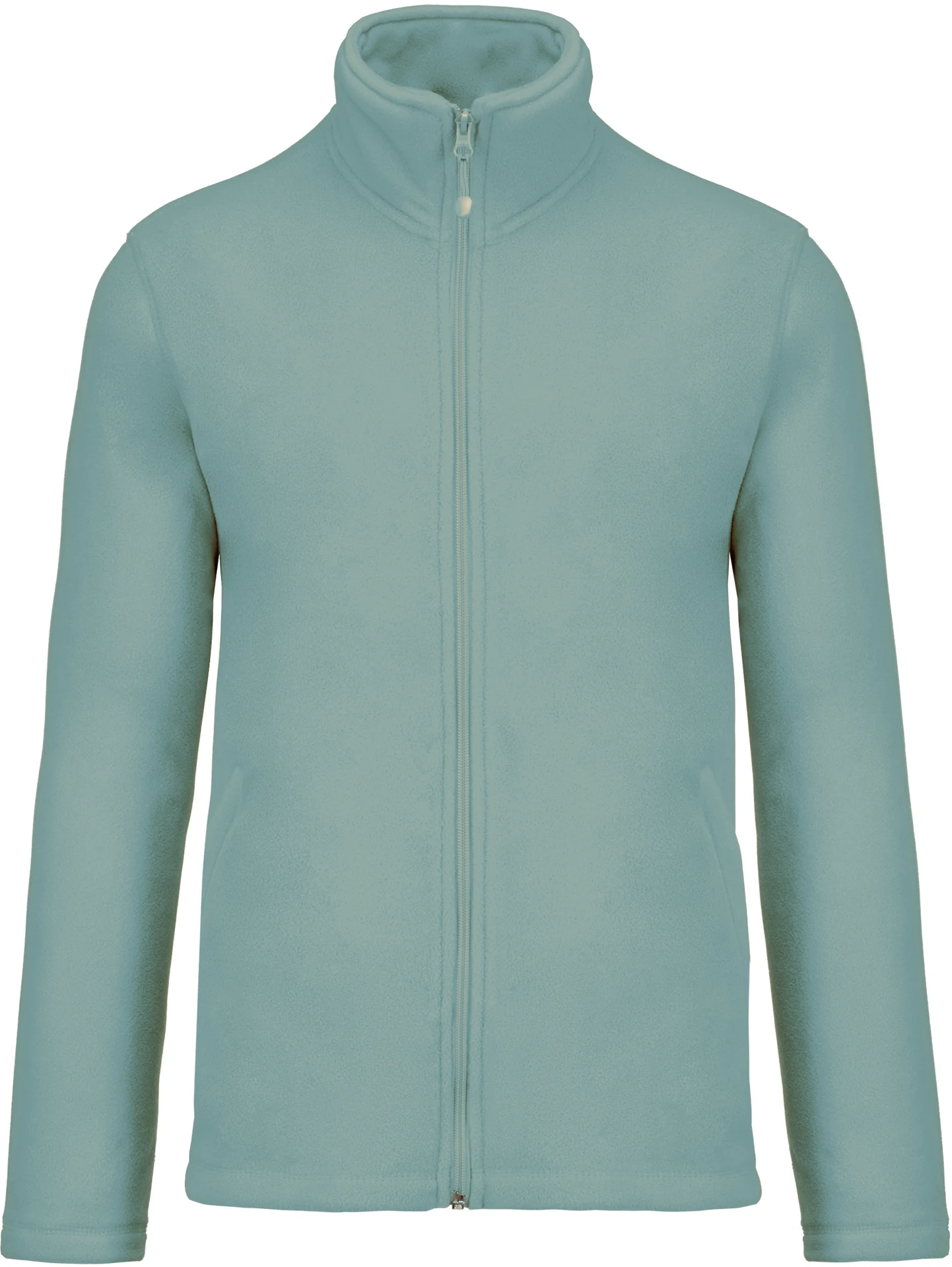 kariban-K911-microfleece-jacke-falco-sage-front-3 Kariban Microfleece Jacke "Falco"
