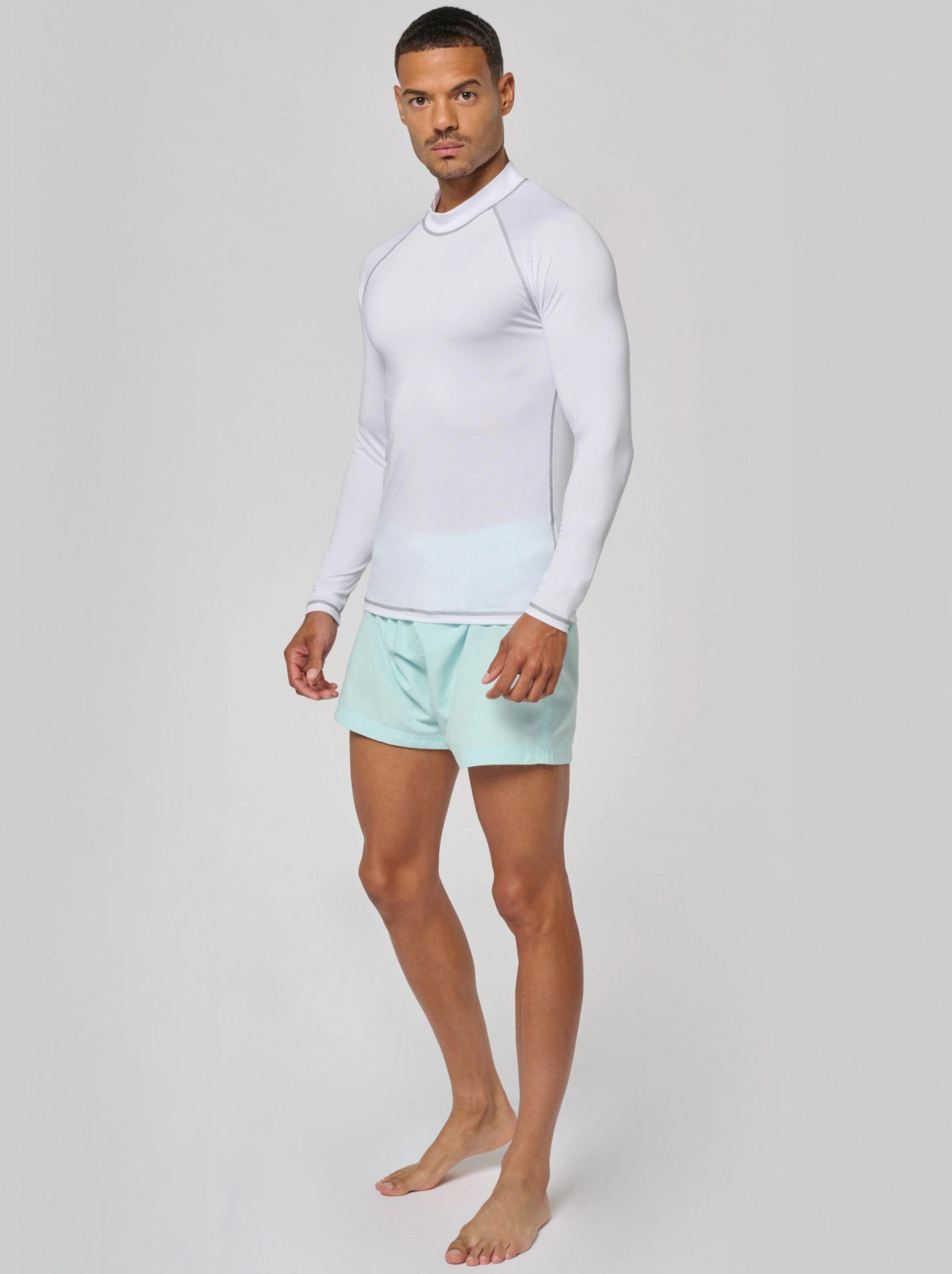 kariban-PA4017-sport-shirt-langarm-model-1 Kariban Sport Shirt langarm