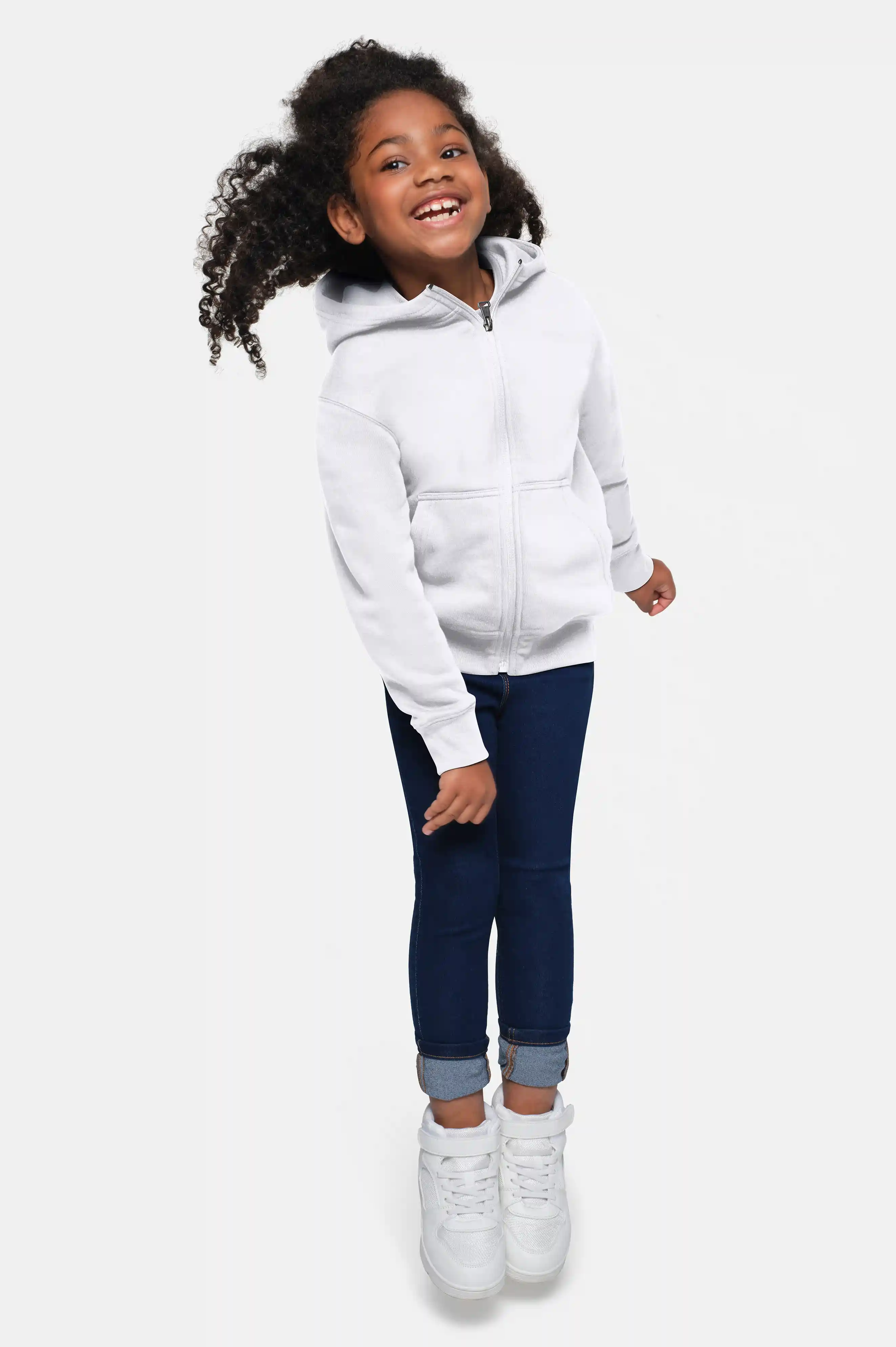 HAKRO Kinder Kapuzen-Sweatjacke 565 Bio-Baumwolle
