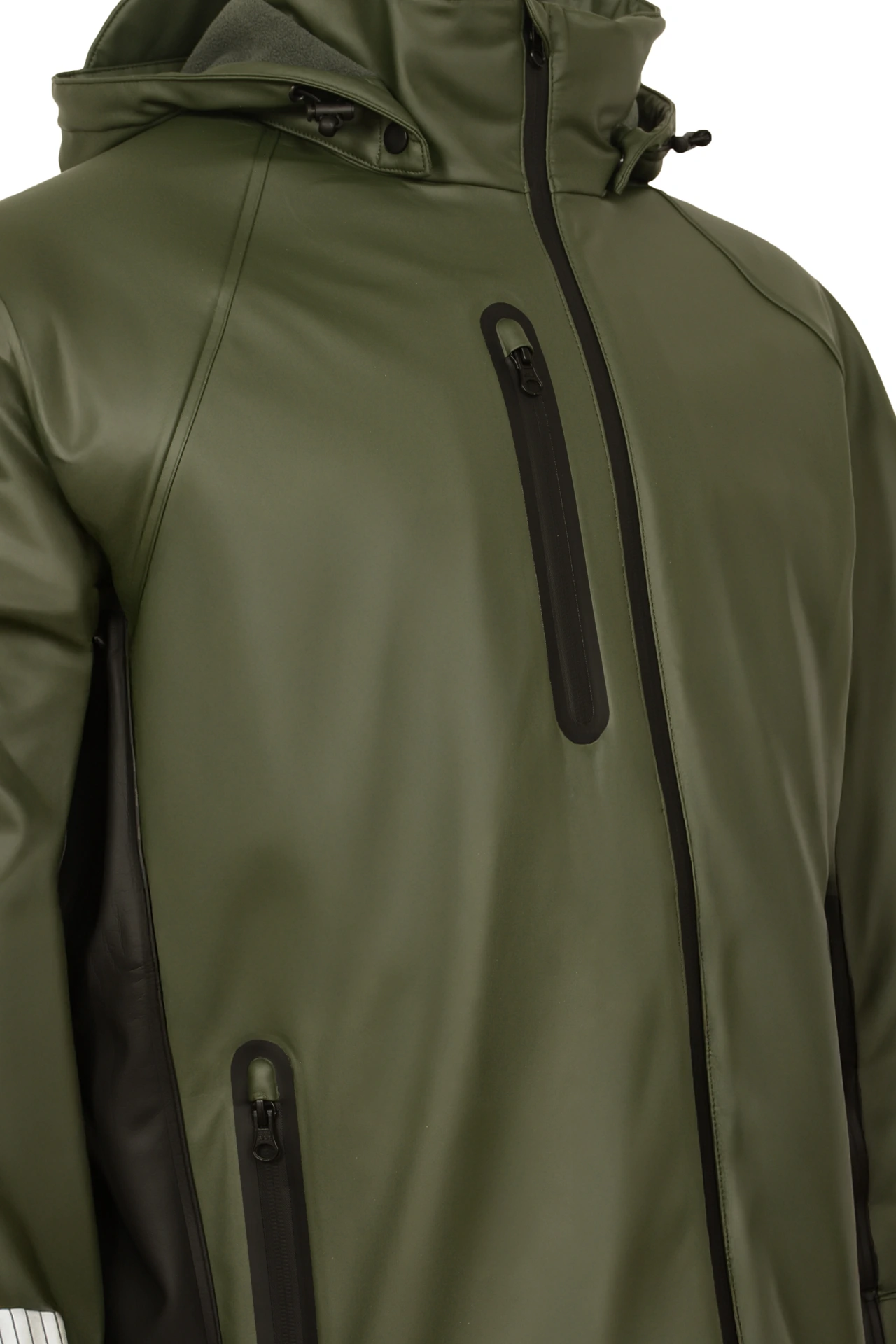 Lyngsøe F1348 Regenjacke mit weichem Fleecefutter