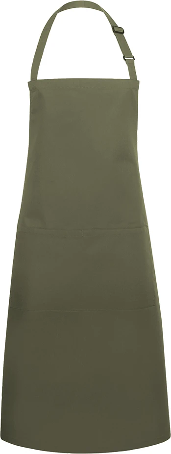 KARLOWSKY Latzschürze Basic mit Tasche und Schnalle