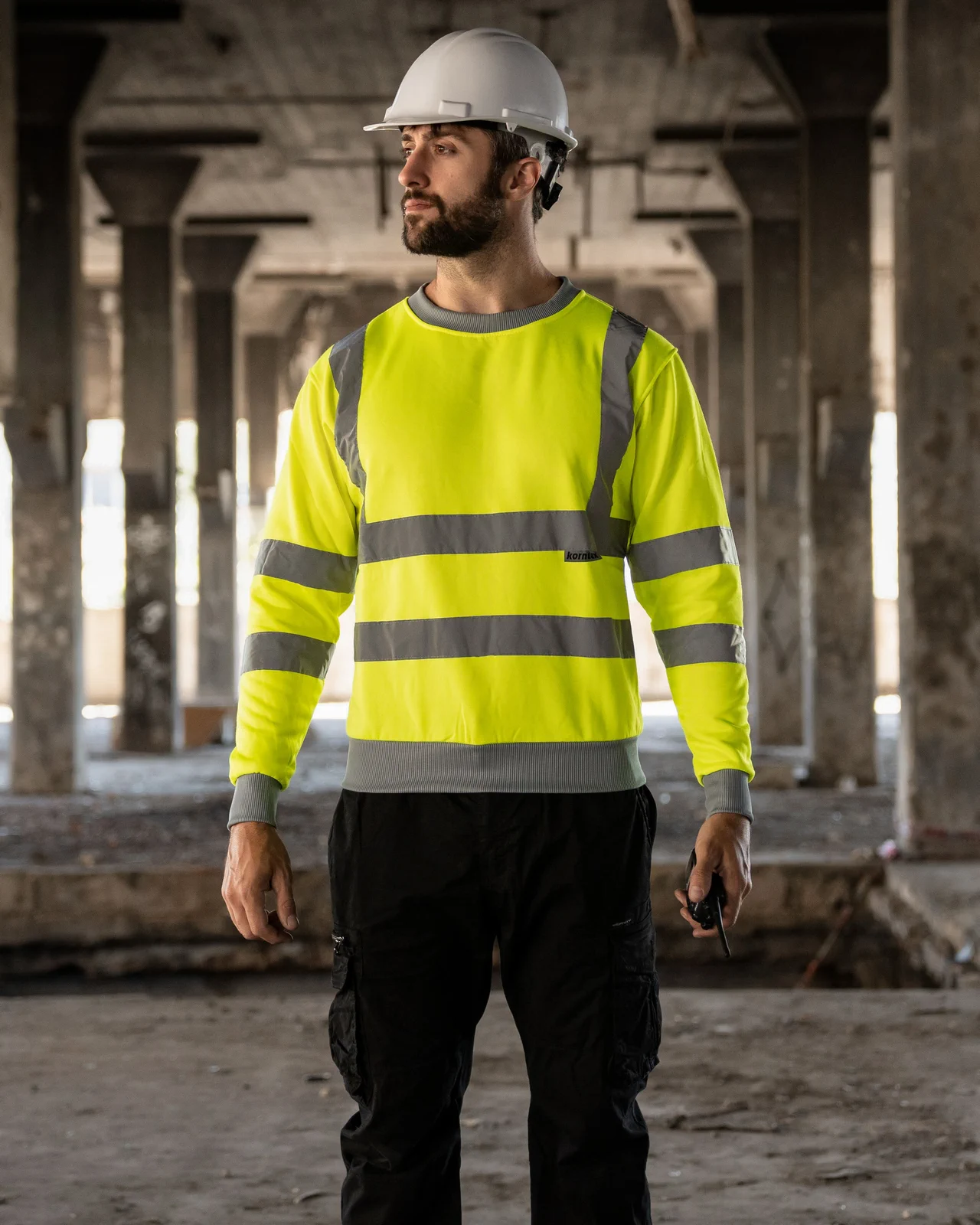 Korntex Hi-Vis Workwear Sweatshirt Limerick