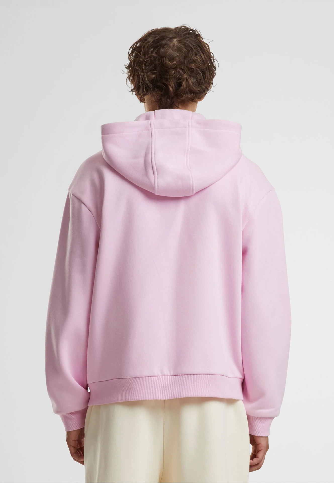 Build Your Brand Fluffy Zip Hoody