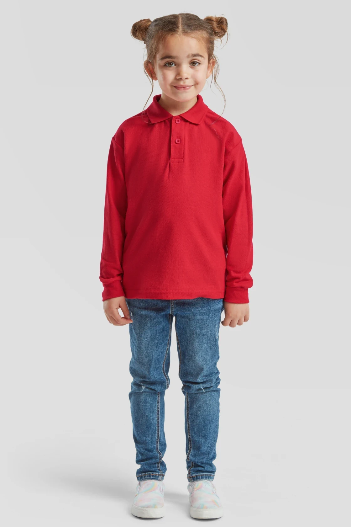 F.O.L. Long Sleeve 65/35 Polo Kids