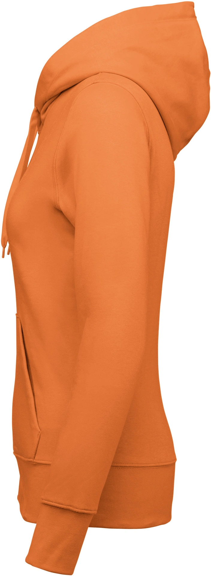 kariban-K4028-umweltfreundlicher-damen-kapuzen-sweater-lightorange-left-5 Kariban Umweltfreundlicher Damen Kapuzen Sweater