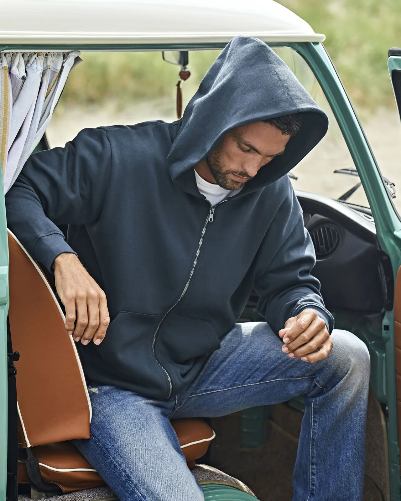 tee-jays-5154-urban-hooded-full-zip-sweatshirt-inkblue-model-0 Tee Jays Urban Hooded Full Zip Sweatshirt