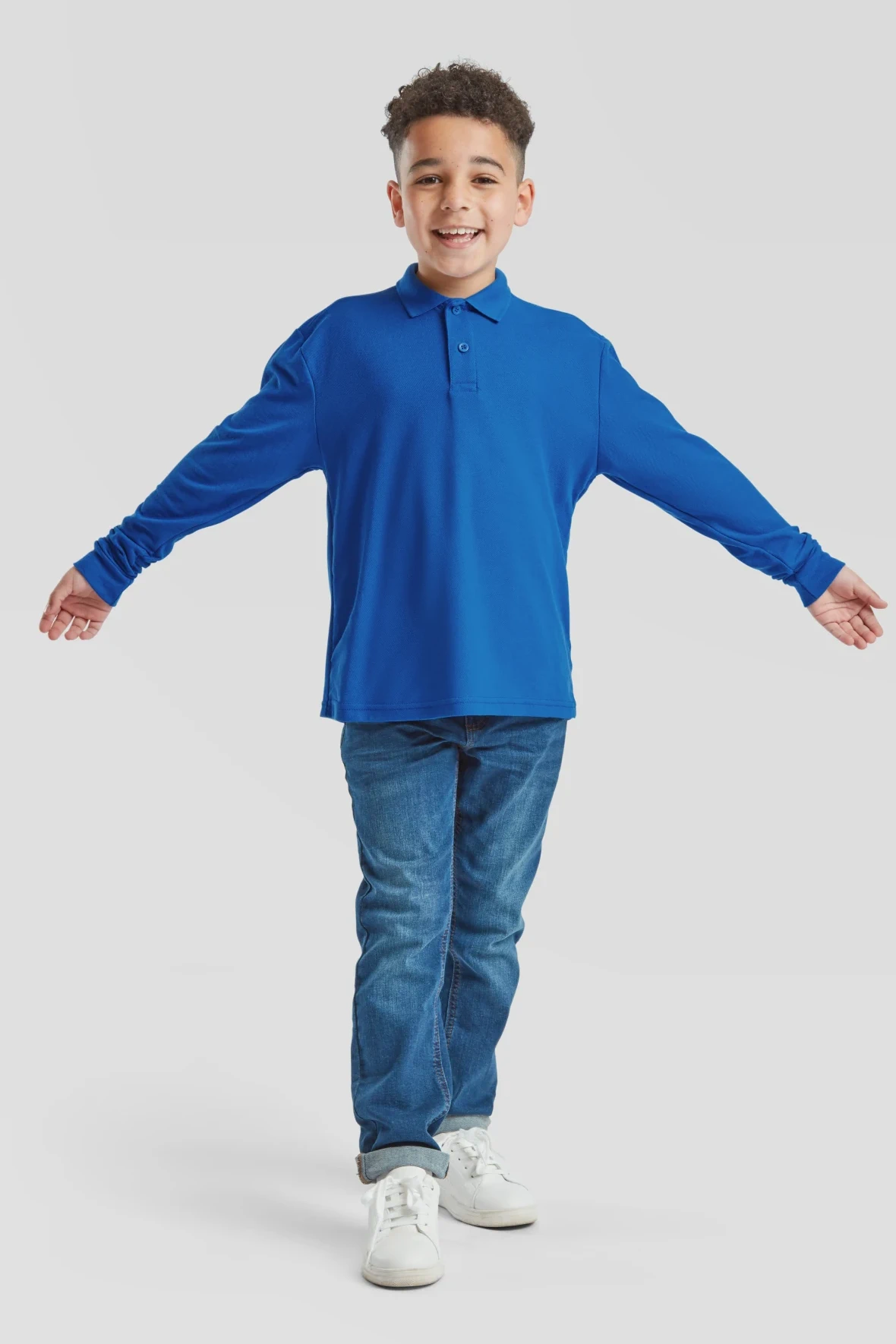 F.O.L. Long Sleeve 65/35 Polo Kids