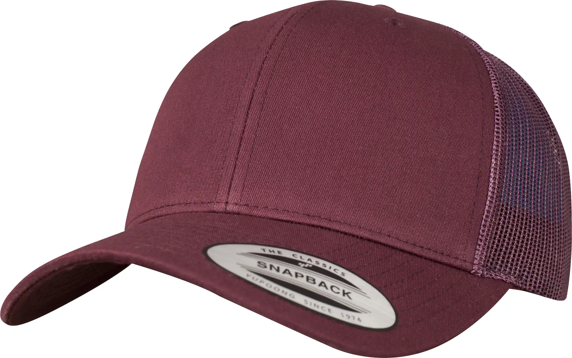 flexfit-6606-retro-trucker-maroon-front-1 FLEXFIT Retro Trucker