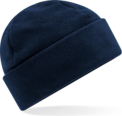 beechfield-b243r-recycled-fleece-cuffed-beanie-frenchnavy-front-1 Beechfield Recycled Fleece Cuffed Beanie