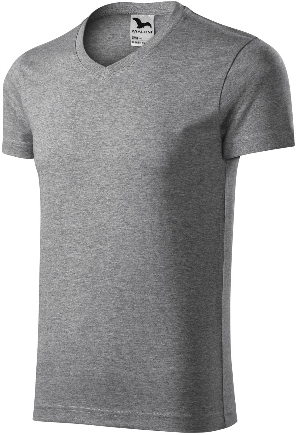 MALFINI T-Shirt Slim Fit V-Neck 146