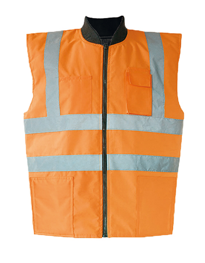 Korntex Hi-Vis Reversible Safety Bodywarmer Ural 2-in-1