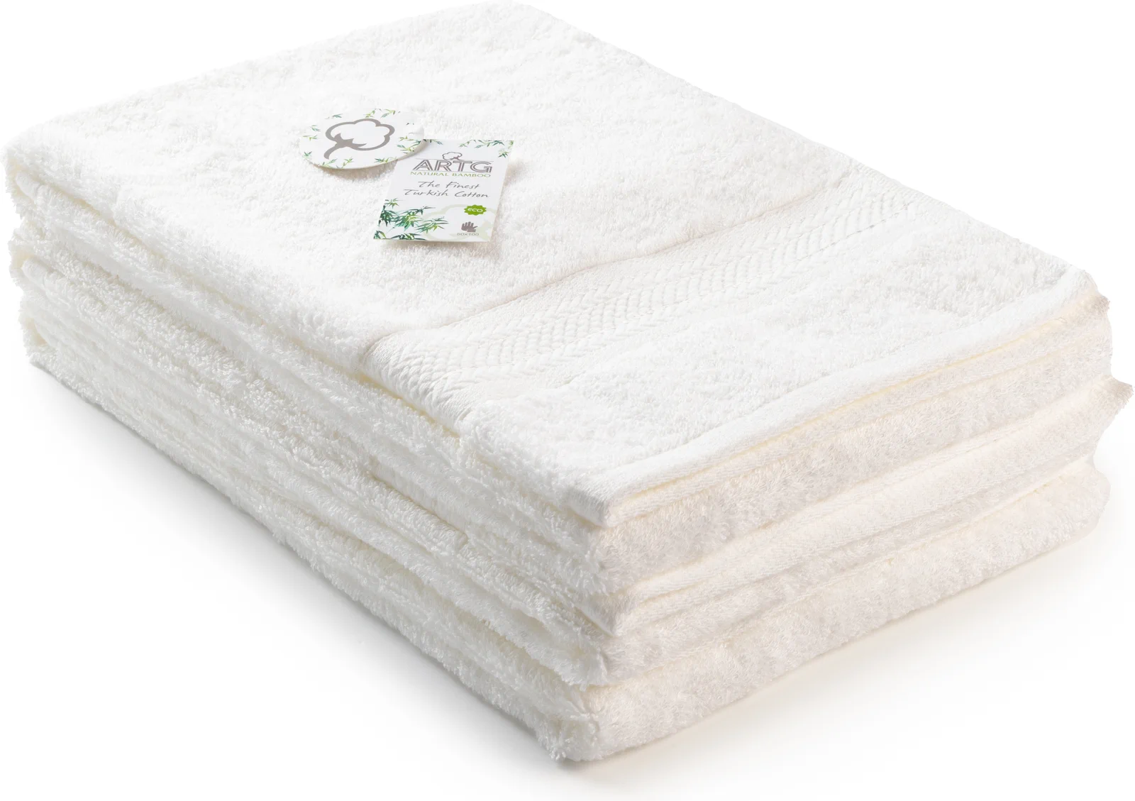 artg-ar403-natural-bamboo-hand-towel-white-front-1 ARTG Natural Bamboo Hand Towel