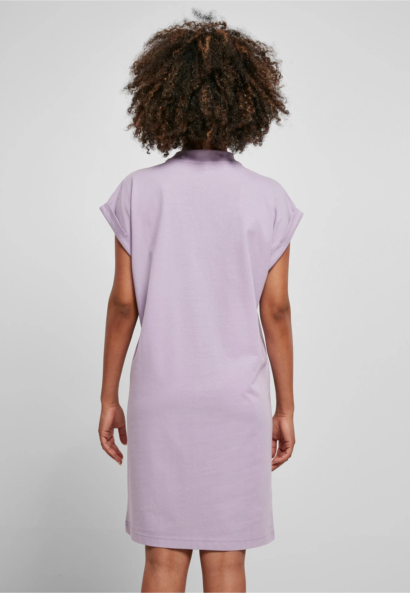 Build Your Brand Ladies Turtle Extended Shoulder Dress