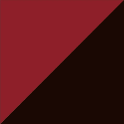 burgundy/black